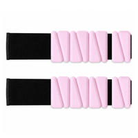 Poids de cheville et de poignet en silicone personnalisés en gros, 2LB 4LB, bracelet de poids segmenté réglable pour femmes, course à pied, yoga, pilates
