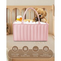 Sac à couches en tissu grande capacité, nouveau style OEM, multifonctionnel, extensible, sac de transport pour bébé, pochette de rangement portable, personnalisation