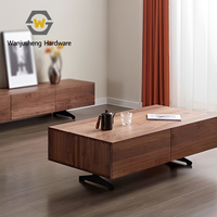 Pieds de support en fer forgé noirs de luxe léger en forme de I pour canapés, meubles, armoires et tables basses