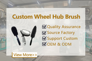 Home Cleaning Tool With Plastic Wheel Hub Straight Tire <b>Brush</b> for Car Wash <b>Brushes</b> - Product Image 5