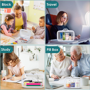 Estuche con cremallera transparente <span class=keywords><strong>de</strong></span> lado <span class=keywords><strong>duro</strong></span> para almacenamiento Estuche <span class=keywords><strong>de</strong></span> lápices con cremallera transparente <span class=keywords><strong>de</strong></span> plástico Estuche <span class=keywords><strong>DE</strong></span> ASEO Organizador <span class=keywords><strong>de</strong></span> <span class=keywords><strong>viaje</strong></span> Almacenamiento <span class=keywords><strong>de</strong></span> juguetes cosméticos - Product Image 3