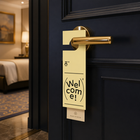 Carte de bienvenue personnalisée pour hôtel, à suspendre, en papier, pour chambre d'hôtes, publicité, « Ne pas déranger », vente en gros