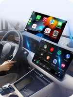 Adaptateur sans fil 2-en-1 CarPlay et Android Auto portable avec WiFi6+BT5.4, dongle Plug&Play pour voitures universelles - Garantie 1 an