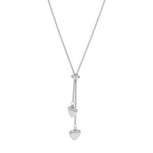 Collier Pendentif Cœur en Y Personnalisé en Gros, Plaqué Or 18K, Acier Inoxydable Anti-ternissement, Cadeau pour Homme/Femme - Product Image 3
