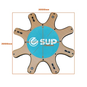 E SUP Plate-forme <span class=keywords><strong>gonflable</strong></span> SUP Dock Stand Up <span class=keywords><strong>gonflable</strong></span> double couche pont de yoga extérieur <span class=keywords><strong>Paddle</strong></span> Board Island - Product Image 5