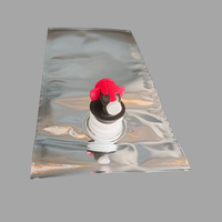 Boîte à bavoir pour vin de qualité alimentaire 5L/10L/20L Pochettes à bavoir liquides transparentes/VMPET pour jus de fruits lait sac aseptique sac sous vide pour vodka