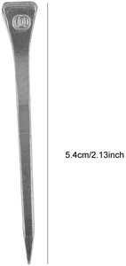 250pcs Horseshoe Nails E6 Stainless Steel,2.1 Inches Easy Carry Hoof Horsesho