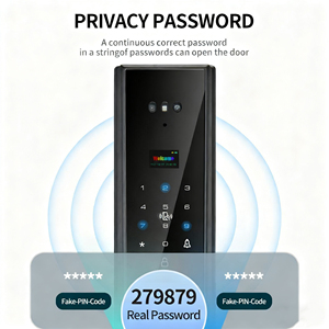 Cerradura Inteligente para Puerta <span class=keywords><strong>Navicat</strong></span> DDL4 con Reconocimiento Facial 3D y de Venas de la Palma de la Mano, Seguridad con Aplicación Tuya, Cámara de Video en Red WiFi - Product Image 6