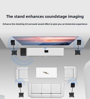 Shunjiayu 2026 Caisson de basses sans fil HiFi en bois pour système audio home cinéma 5.1 canaux 6 haut-parleurs haute puissance
