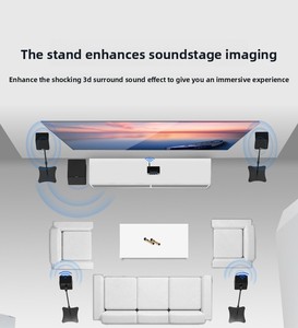 Shunjiayu 2026 Caisson de basses sans fil <span class=keywords><strong>HiFi</strong></span> en bois pour système audio home cinéma 5.1 canaux 6 haut-parleurs haute puissance - Product Image 6