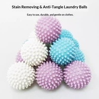 Balle de lavage réutilisable en laine collante 40G, décontamination, anti-emmêlement, spéciale machine à laver, absorbeur de poils, anti-bouloches