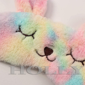 Marque privée mignon 3d doux peluche beauté <span class=keywords><strong>bandeau</strong></span> <span class=keywords><strong>nuit</strong></span> masque pour les <span class=keywords><strong>yeux</strong></span> sommeil - Product Image 4