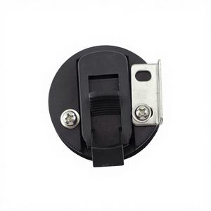 Yacht and RV Toilet Door Locks Marine Deck Round Locks Recessed <b>Black</b> Plastic Floor Latches Marine Hardware - Product Image 4