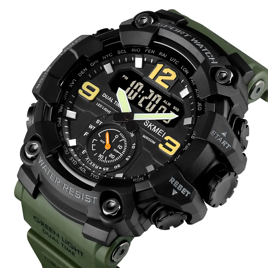 Watches Men Digital SKMEI 1637 Shock Watches Men Wrist Relojes Hombre Digital Sports Waterproof Watch Wholesale