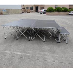 Plataforma Modular de Escenario Ligera de Aleación de Aluminio de 4x4 pies con Fácil Montaje para Conciertos Pequeños-RK-Plataforma Portátil RAK-SQ4I - Product Image 1