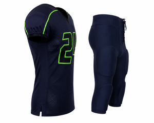 Plus Size Short Sleeve Design 100% Polyester Quick Dry V-neck Unique Style Customizable Digital Printed 360g American Football - Product Image 4