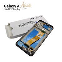 Pack de service d'assemblage d'écran LCD A037 pour téléphone portable Samsung Galaxy A03s, pièces de rechange LCD avec châssis