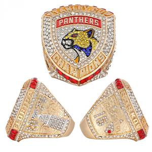 Anillo de Campeonato de los Florida Panthers de la <span class=keywords><strong>NHL</strong></span> 2024, Estuche para Anillo de Campeonato, Anillos de Hockey Oficiales Personalizados, Joyería Clásica para Hombre - Product Image 6