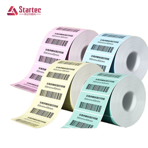 Rouleaux d'étiquettes thermiques carrées <span class=keywords><strong>4x4</strong></span> de haute qualité, étanches, pour bordereaux d'expédition et codes-barres, 100x100, vente en gros - Product Image 1