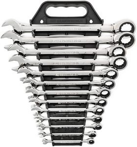 8mm-32mm Metric <strong>Ratcheting</strong> Combination <strong>Wrench</strong> Spanner Set Open End Carbon Steel OEM Customizable SAE/Metric Measurement System - Product Image 1