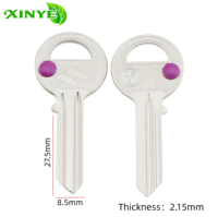 XINYE Vente en gros de clés de porte en laiton personnalisables avec logo, clés vierges personnalisées pour serrures de porte Llaves CS3 CS4