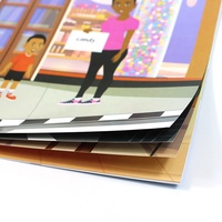 Livre pour enfants à couverture souple série imprimée à la demande papier couché de haute qualité reliure parfaite petite quantité minimale de commande impression personnalisée