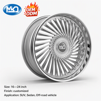 Jante en alliage forgé 20 pouces 5x114.3, design à rayons maillons, concave profond, finition Gunmetal, compatible avec berlines, SUV, véhicules électriques, usine OEM ODM