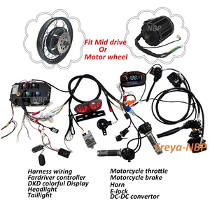 Faisceau de câblage pièces contrôleur fardriver DKD affichage coloré pour <span class=keywords><strong>moteur</strong></span> de moyeu à entraînement moyen QS <span class=keywords><strong>ou</strong></span> <span class=keywords><strong>roue</strong></span> de <span class=keywords><strong>moteur</strong></span> de moyeu de moto électrique - Product Image 2