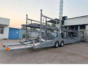 Semi-remorque porte-voitures double pont, prix usine, vente directe OEM, capacité 8 véhicules, semi-remorque de transport de marchandises - Product Image 5