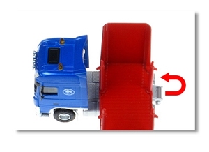 Camion de transport miniature <span class=keywords><strong>en</strong></span> alliage de <span class=keywords><strong>bois</strong></span> simulé 1/50ème modèle de camion jouet pour enfants - Product Image 4