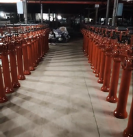 DN100 Bouche d'incendie extérieure conforme à la norme GOST 80 KY77 Bouche d'incendie souterraine