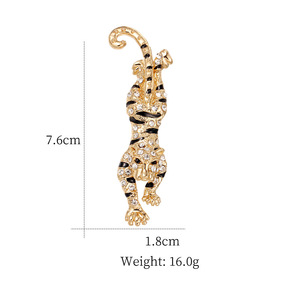 Weiman Moda Feminina Broches e Combinando Jóias Animais Elegante Esmeralda Banhado por Ouro Atacado - Product Image 4