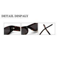 Lunettes de soleil de luxe polarisées vintage surdimensionnées pour hommes et femmes, en acétate, avec logo personnalisé, collection 2025