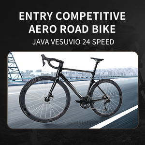 JAVA-Vélo de route <span class=keywords><strong>VESUVIO</strong></span> 24 vitesses avec cadre intégré, poignée en carbone OEM 700C, frein à disque, fibre de carbone - Product Image 2