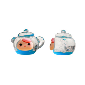 Miniatura de tetera de resina, artesanía 3D en epoxi para funda de teléfono, joyería, llavero, colgante, accesorio - Product Image 1