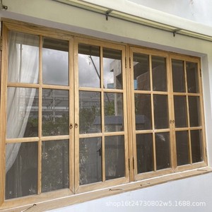 Rắn Gỗ Tếch gỗ khuôn cửa sổ nghiêng lần lượt tính năng thiết kế đồ họa hiện đại làm bằng tay gỗ khung cửa sổ treo phòng khách ngoài trời - Product Image 4