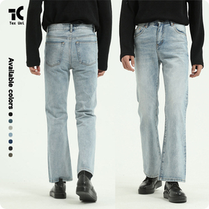 Wholesale Non-Stretch <strong>Bootcut</strong> Jeans in Six Colors Designer Style <strong>Men</strong> Flare Homme Jeans <strong>Men's</strong> Elegant Denim <strong>Trousers</strong> - Product Image 5
