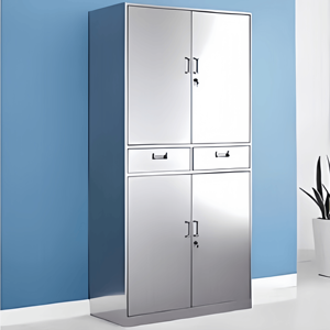<span class=keywords><strong>Armoire</strong></span> à médicaments en acier inoxydable 304, verrouillable, <span class=keywords><strong>armoire</strong></span> pour équipement médical, <span class=keywords><strong>armoire</strong></span> de rangement multifonctionnelle pour dossiers - Product Image 2