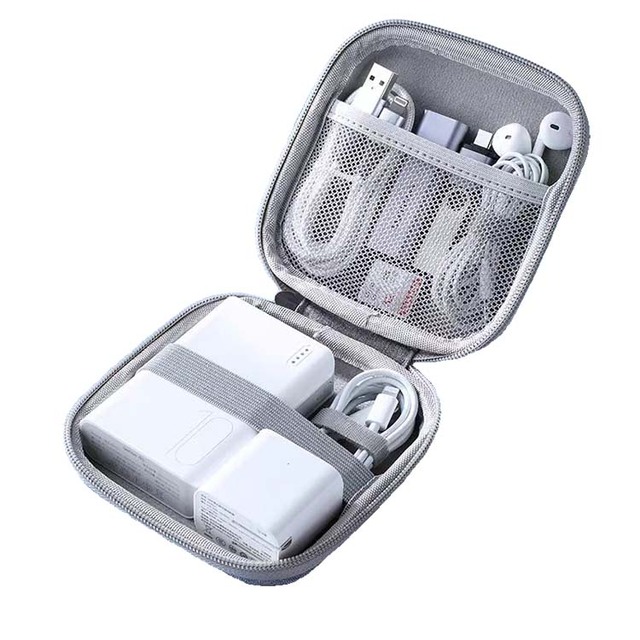 EVA Hard Shell Electronics Organizer Case with Zipper Closure Special Purpose Bag and Carrying Case for Travel protection