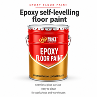 Pelapis Lantai Epoxy Dua Komponen Self Leveling Pabrik Yongxing Cat Beton Parkir Bawah Tanah Kilap Tinggi Tahan Aus