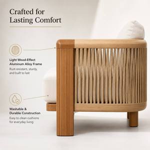 Conjunto de Muebles de Jardín Modernos Zunbao, de Aluminio y Lavables, para Apartamentos y Hoteles, Características del Conjunto de Muebles de Exterior Modernos Zunbao - Product Image 5