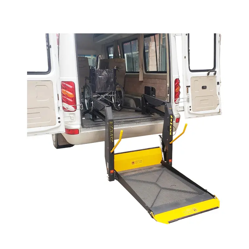 Enark e CE certificata elettrico idraulico sedia a rotelle piattaforma per disabili anziani Van Minivan porta posteriore laterale del Bus