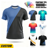T-shirt à manches courtes pour homme avec impression diagonale personnalisée OEM ODM, impression par sublimation, impression 3D sur toute la surface pour maillot de sport