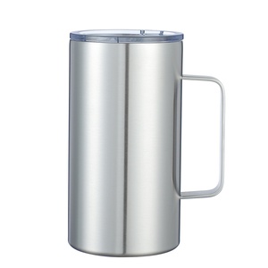 <span class=keywords><strong>Thermos</strong></span> moderne en acier inoxydable avec doublure en verre, <span class=keywords><strong>grande</strong></span> <span class=keywords><strong>capacité</strong></span>, tasse de voyage avec poignée pour utilisation en voiture - Product Image 5