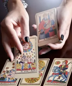 OEM individuell drucken Sie Ihre eigenen Oracle Tarot-Karten individuell bedruckte Tarot-Papierkarten mit Anweisungen Brettspiele