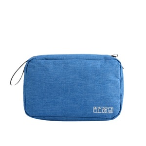 Travel Toiletry Bag Hanging Organizer Waterproof Storage <b>Pouch</b> For <b>Men</b> Rectangle Gray And Black Hook Type - Product Image 5