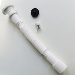 ملحقات الحمام من كلوريد البولي فينيل ، سعر متين ، أنبوب تصريف النفايات المرن ، حوض منخفض - Product Image 4