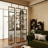 Paravent décoratif en acier inoxydable 304 brossé argent satiné nickel, panneau de séparation de pièce, design méditerranéen, mariage