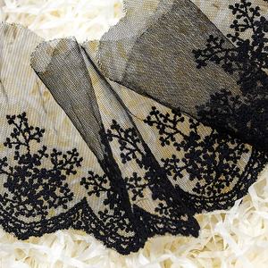 女性用ドレス用環境に優しいスノーフレーク刺繍レーストリム花柄コットン糸ホーム刺繍メッシュガーゼ - Product Image 3