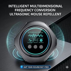 360 °   <span class=keywords><strong>Appareil</strong></span> répulsif à ultrasons contre les nuisibles, répulsif électronique intelligent contre les souris, les moustiques et les insectes, outil de lutte contre les rongeurs pour l'intérieur - Product Image 2